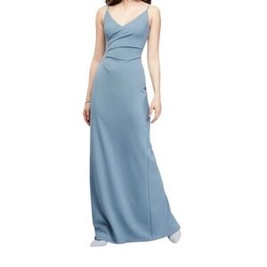 DB Studio Maxi Dress Women 12 V-Neck Spaghetti Strap Stretch‎ Party Wedding New